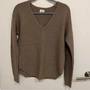 Aritzia Merino Wool Wolter VNeck Sweater